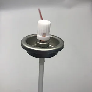 Carburetor cleaner can nozzle mechanism assembly